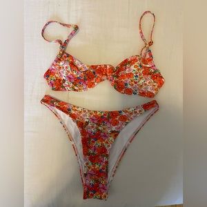 Monday Swimwear Maui Top & Tamarama Bottom in Petite Fleur